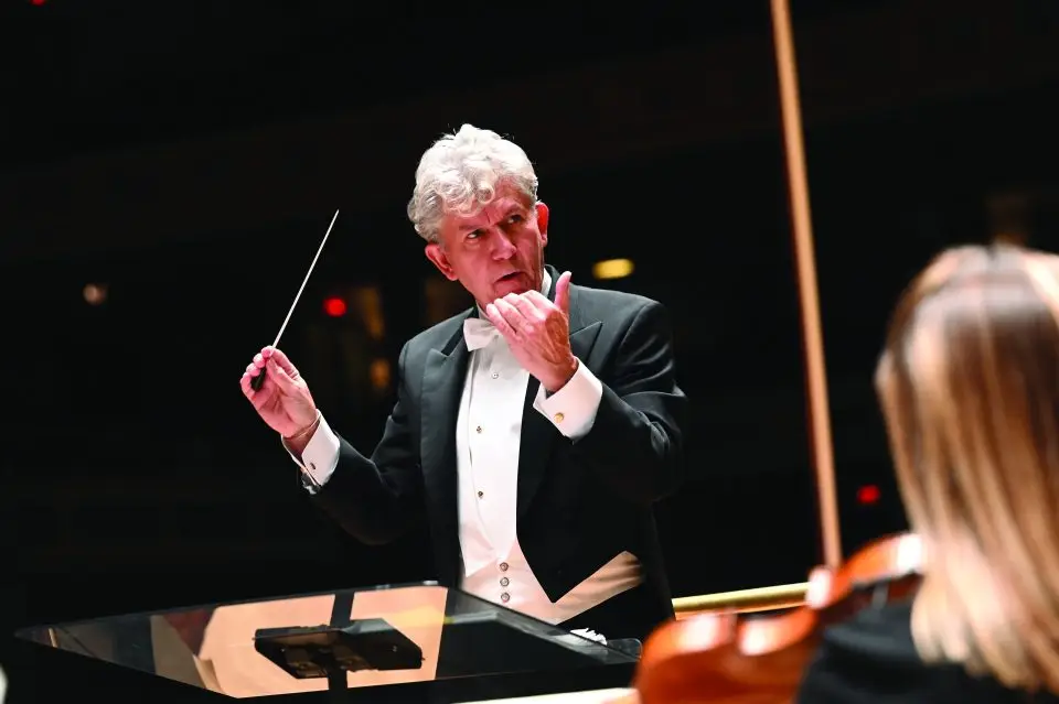 Rochester Philharmonic Orchestra Music Director Andreas Delfs conducts the RPO at CMAC