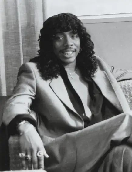 Funk musician and Buffalo native Rick James, photographed in 1984.