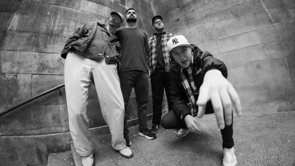 State Champs band promo photo — four-piece pop-punk group from Albany NY