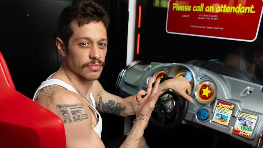 Pete Davidson performs stand-up comedy on the Wellness Check Tour at The Palace Theatre Albany