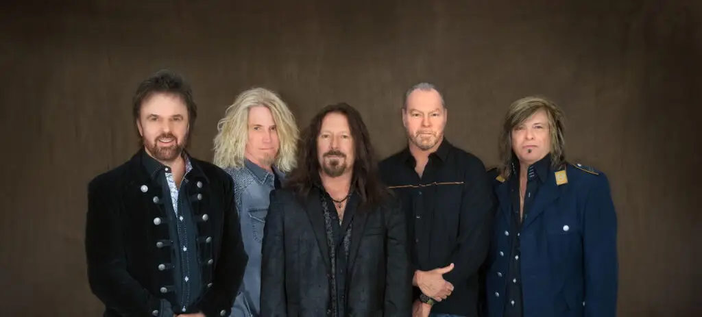 38 Special band members pose for current lineup press photo