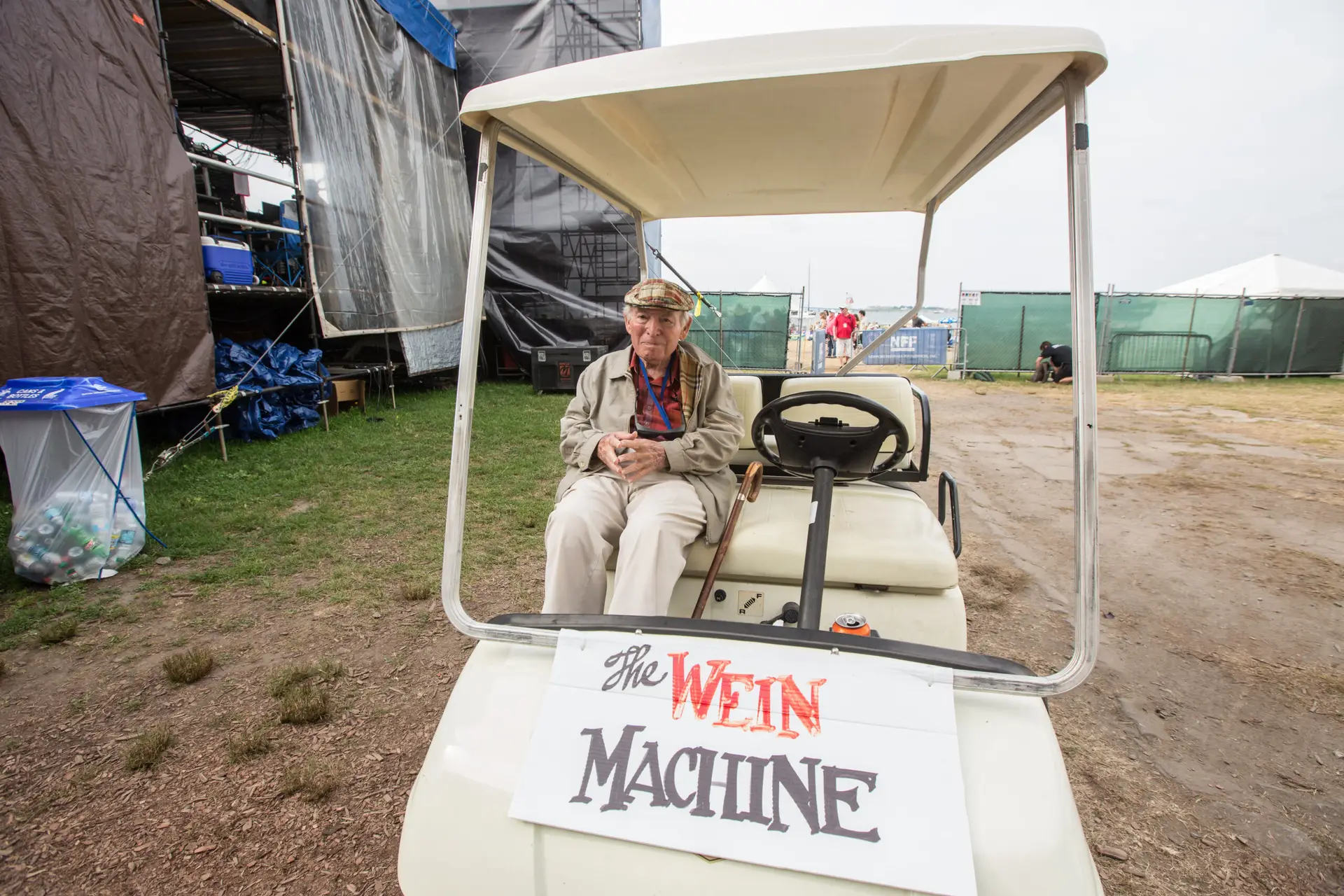 Jazz impresario George Wein, founder of the Saratoga Jazz Festival