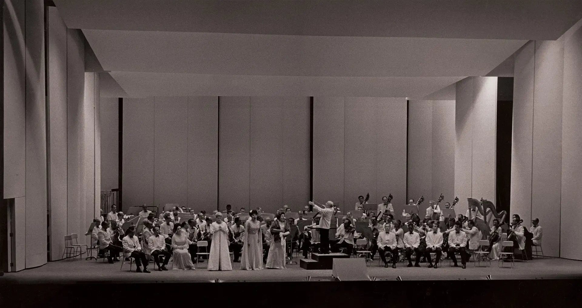 The Philadelphia Orchestra performing at Saratoga Performing Arts Center in 1966