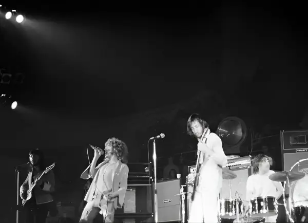 The Who performing live in 1971 — Daltrey, Townshend, Entwistle and Moon