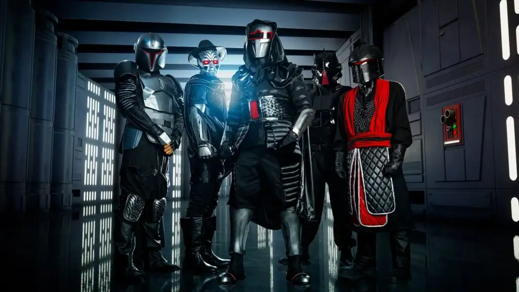 Galactic Empire band members in Star Wars costumes performing at Rec Room, Buffalo