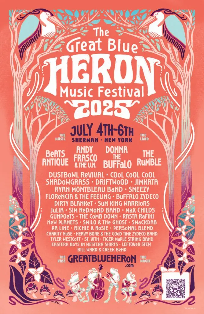Great Blue Heron Music Festival poster