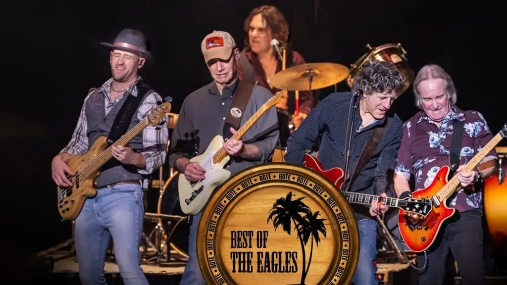 Best Of The Eagles perform live on stage at Proctors in Schenectady