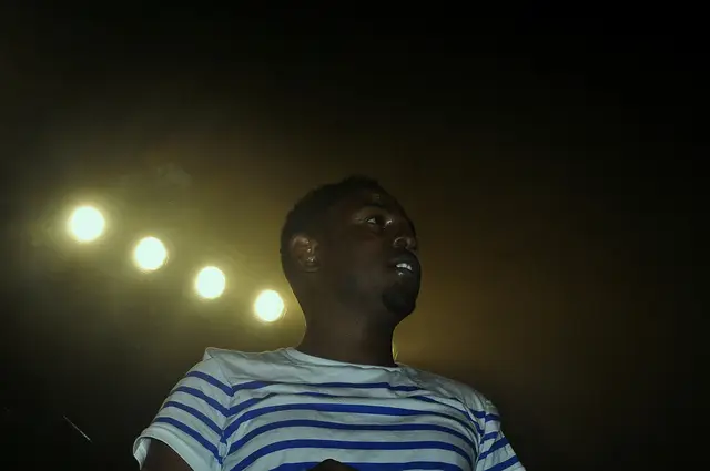Kendrick Lamar performing, early 2010s
