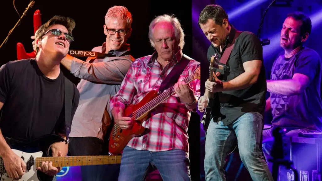 Little River Band performs live on stage during the Happy Anniversary Tour