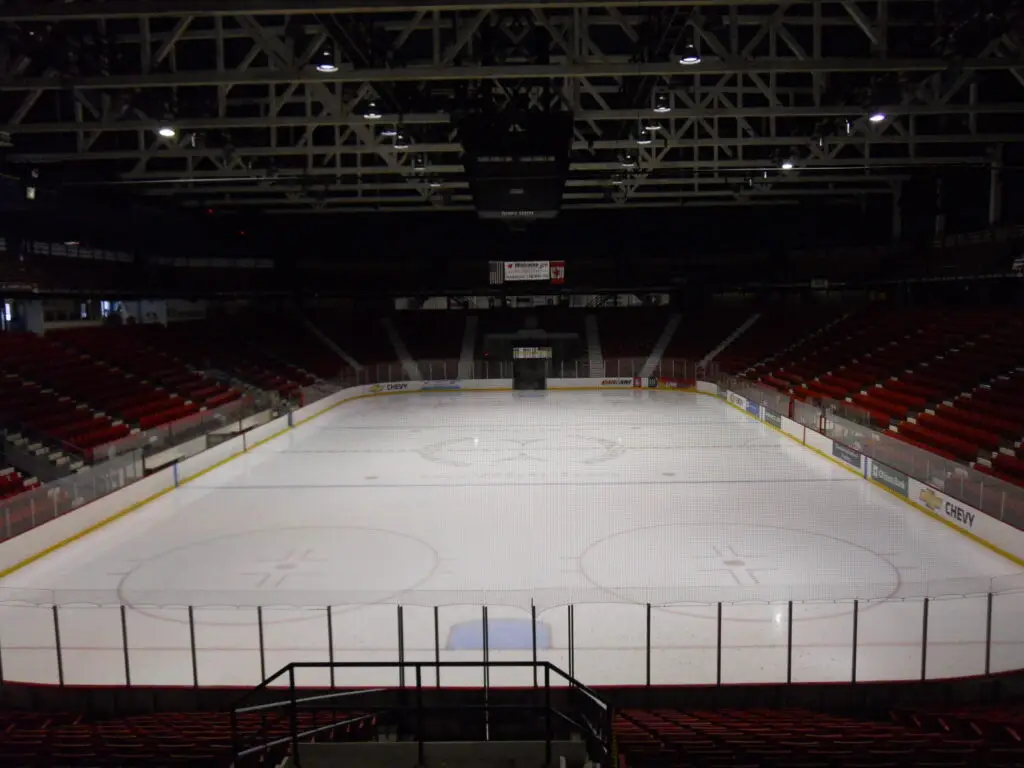 Interior of the Olympic Center (Herb Brooks Arena), Lake Placid, New York