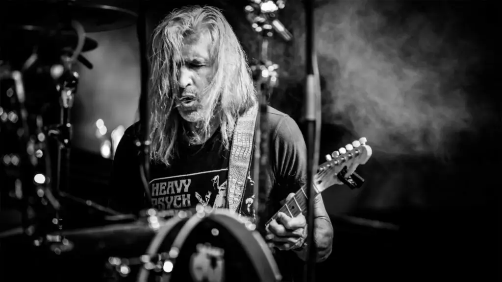 George Lynch of Lynch Mob performs live on guitar at Empire Underground, Albany NY