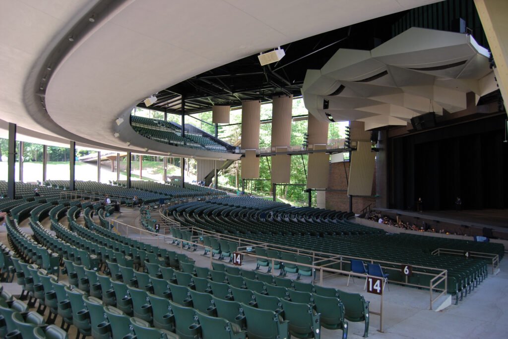 Saratoga Performing Arts Center amphitheater interior
