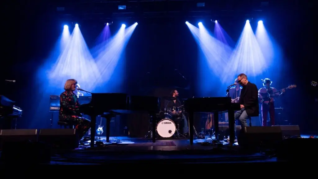 Elton vs Billy tribute — Philadelphia Freedom and 52nd Street Band performing live with dueling grand pianos