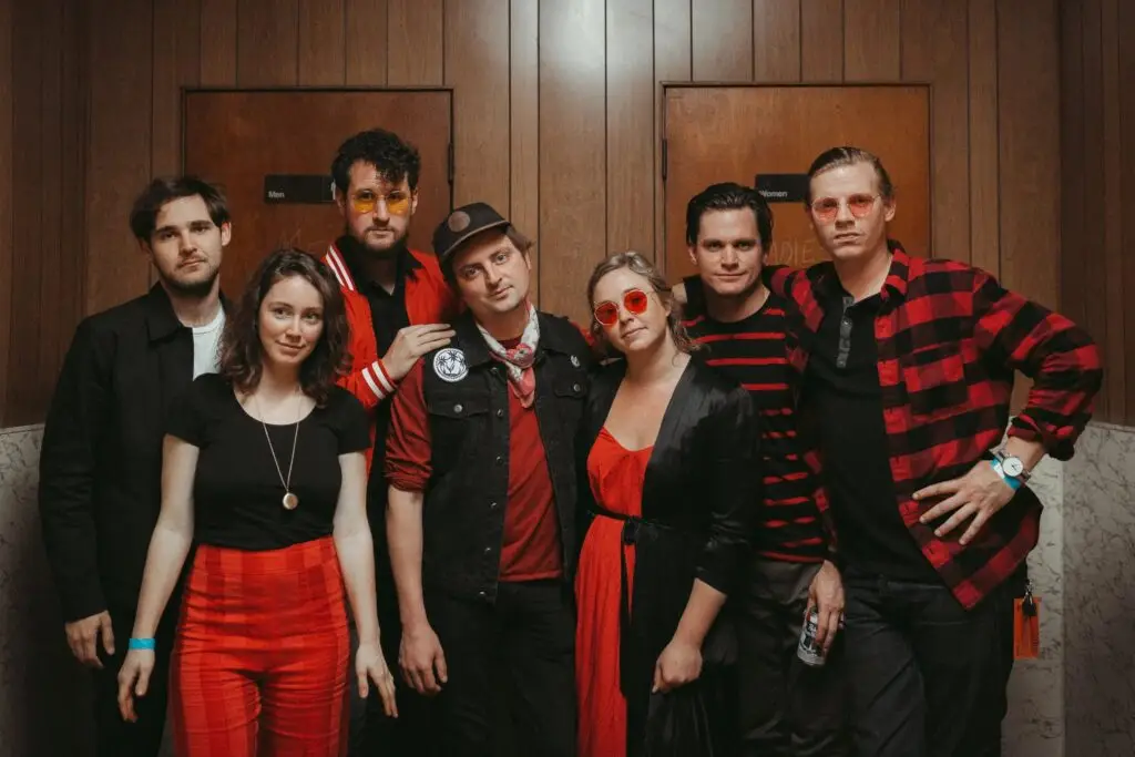 Wild Child performing live — the Austin indie-folk ensemble