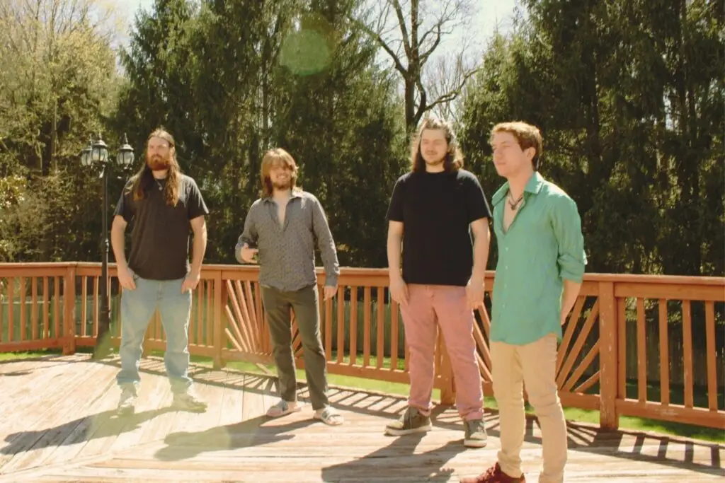 Big Shrimp, Bridgeport CT progressive jam quartet, outdoor band promo photo
