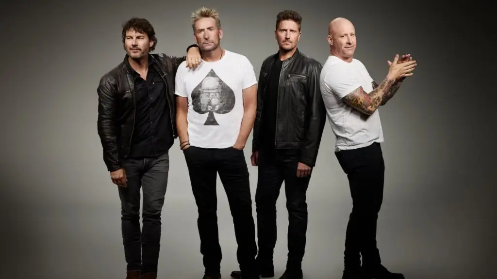 Nickelback official promo portrait for their Everything Under the Sun Tour at Centre Bell Montreal