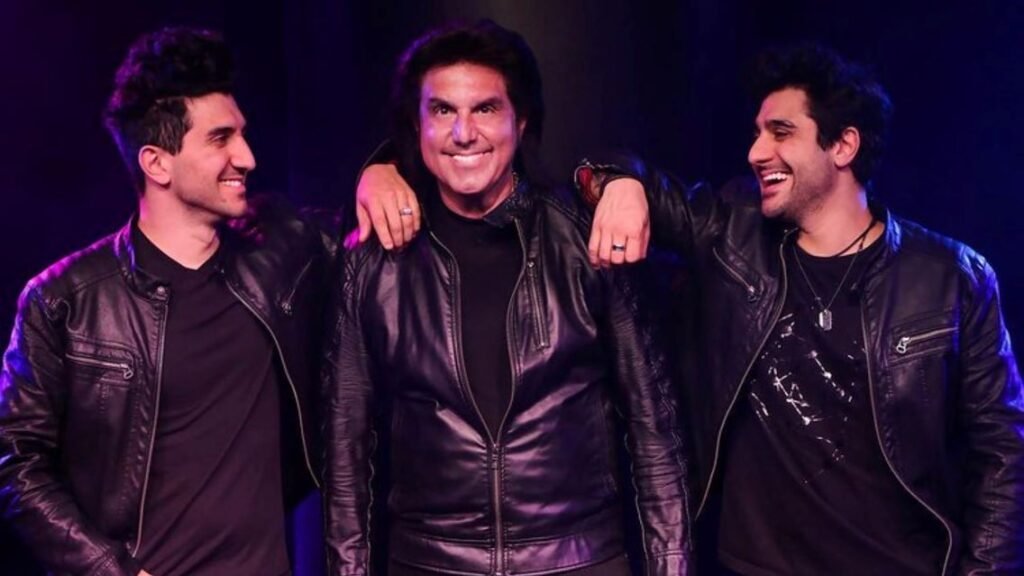 The Bronx Wanderers — Vinny Adinolfi and his sons performing together in black leather jackets