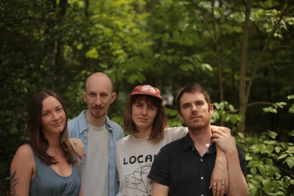 Upstate — Hudson Valley folk quartet — outdoor press photo for their 2026 album Abalone