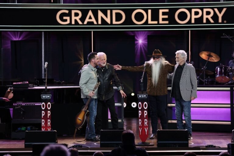 The Oak Ridge Boys performing live at the Grand Ole Opry