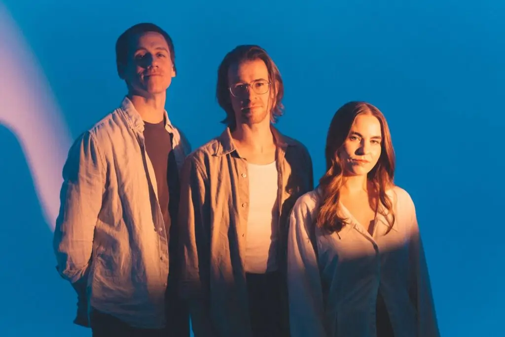 The Arcadian Wild — Isaac Horn, Lincoln Mick, and Bailey Warren — in a 2026 press photo