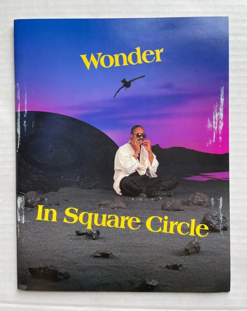 Official 1986 tour program for Stevie Wonder's In Square Circle tour, the tour that played Binghamton's Broome County Veterans Memorial Arena on October 2, 1986.